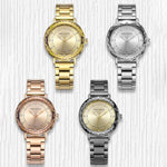 Casual Rhinestone Scale Dial Fashion Quartz Watches