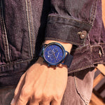 Water-resistant Thin Mesh Strap Minimalist Chronograph Quartz Watch