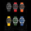 Eye-catching Multi-color Sporty Silicone Strap Quartz Watches