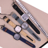 Luxury Sports Trend Large Square Case with Tough Vegan Leather Strap Quartz Watches