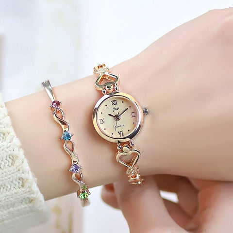 Heart shaped watch bracelet store