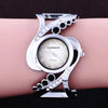 Unique Fashion Style with Rhinestone Embellished Bangle Bracelet Quartz Watches