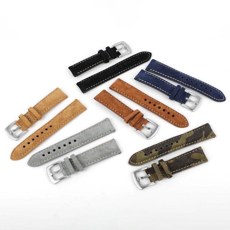 Handmade Quick-release Leather Replacement Watchbands