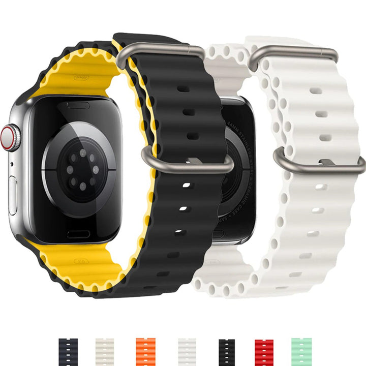 Unique Ocean Ripple Replacement Bands for Apple Watches