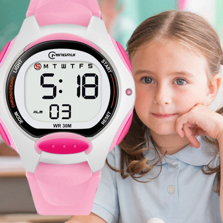 Ultra-Durable and Comfortable Waterproof Digital Watch for Kids