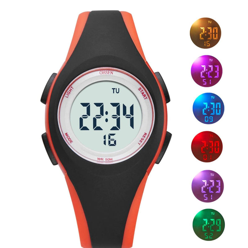 cofuo Kids Digital Sport Waterproof Watch for Girls Boys, Kid Sports  Outdoor LED Electrical Watches with Luminous Alarm Stopwatch Child  Wristwatch - Unicorn Blue - Yahoo Shopping