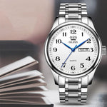 Classic Stainless Steel Waterproof Quartz Watches