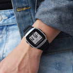 Classic Large-Size Dial Digital Display Sports Chronograph Watches
