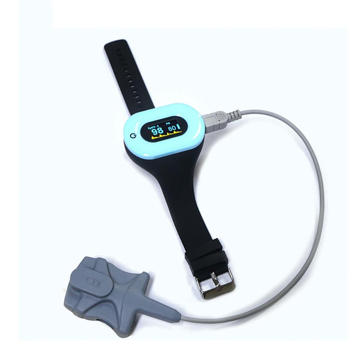 Lightweight Wristband Finger Pulse Oximeter