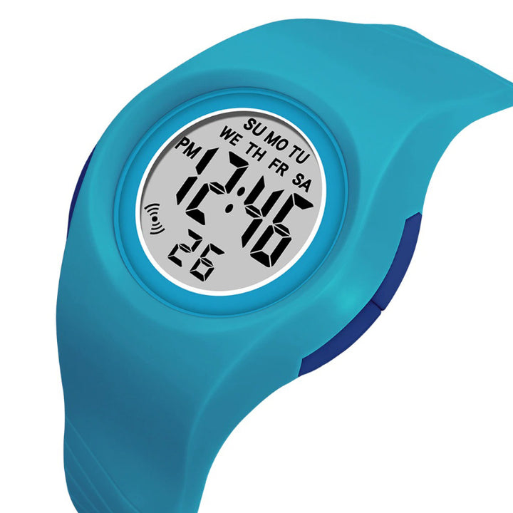 Candy-Colored Children's Digital Silicone Band Watches