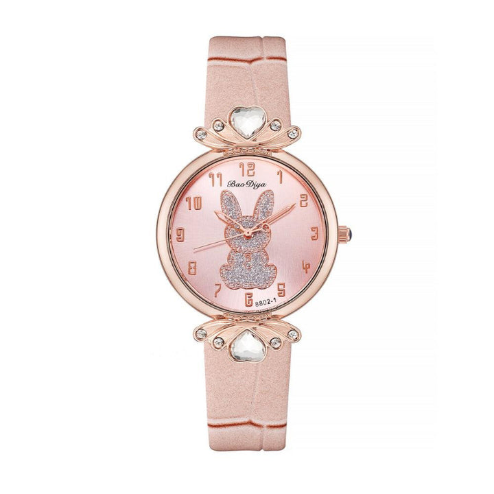 Cute and Glittery Bunny Dial Women's Quartz Watches