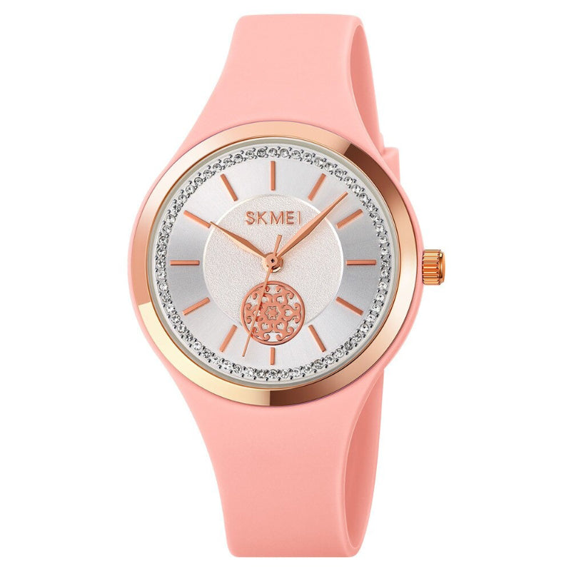 Candy Colored Waterproof Silicone Strap Quartz Wristwatches