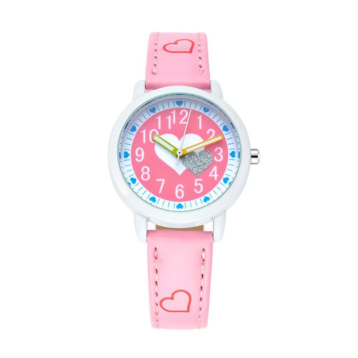 Studded Love Hearts Children's Quartz Watches