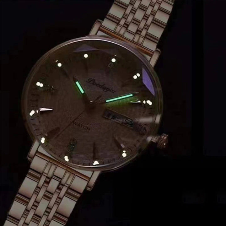 Luminous Rhinestone Roman Numerals Dial Quartz Watches