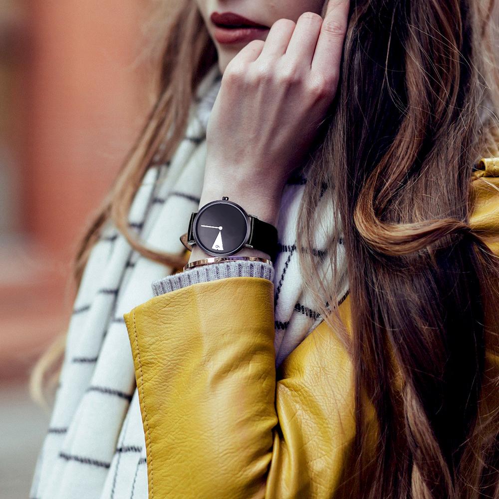 Quartz Watches - Casual Style Quartz Watch With Waterproof Leather Band