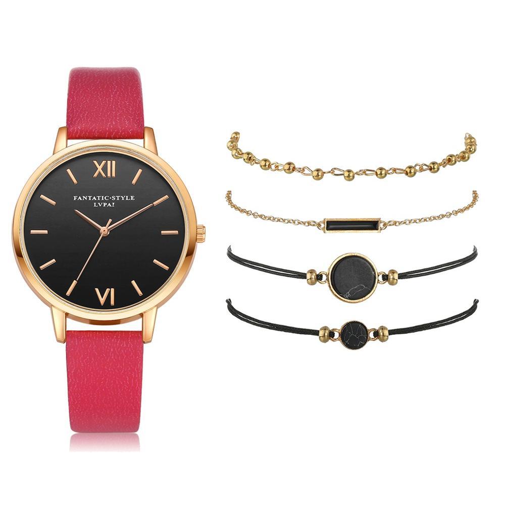 Quartz Watches - Voguish Watch Set Quartz Wristwatch With Minimalist Bracelets