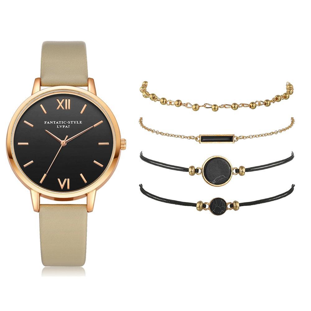 Quartz Watches - Voguish Watch Set Quartz Wristwatch With Minimalist Bracelets