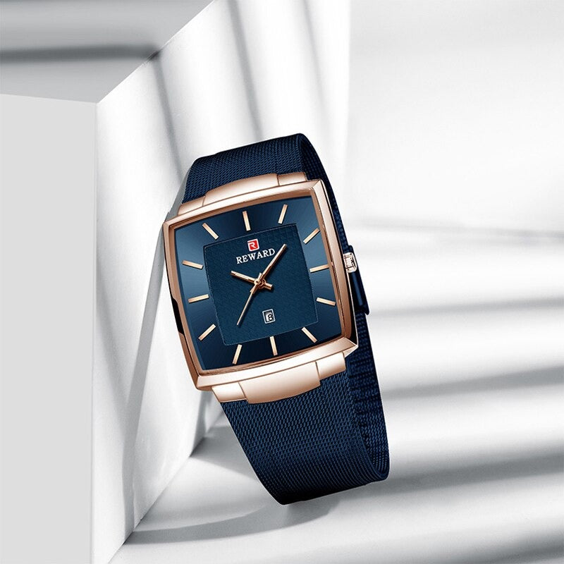 Ultra-Thin Stainless Steel Mesh Strap Quartz Watches