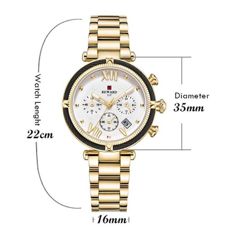 Fashionable Casual Style Multi-Functional Chronograph Quartz Watches