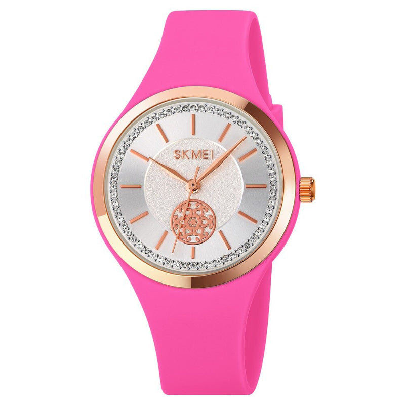 Candy Colored Waterproof Silicone Strap Quartz Wristwatches