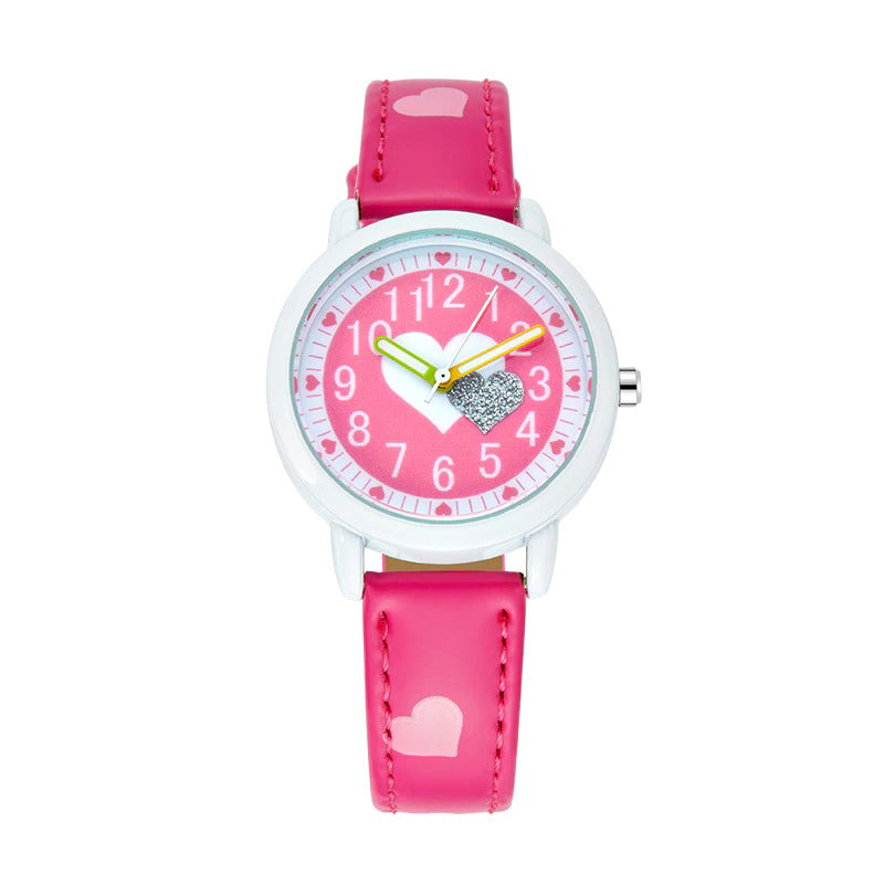 Studded Love Hearts Children's Quartz Watches