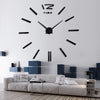 Frameless 3D Acrylic Mirror DIY Stickers Quartz Wall Clocks