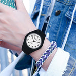 Minimalist Soft and Lightweight Silicone Strap Quartz Watches