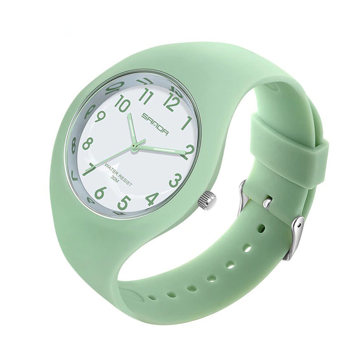 Minimalist Soft and Lightweight Silicone Strap Quartz Watches