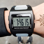 On-trend Digital Large Square Dial Waterproof Sports Watches