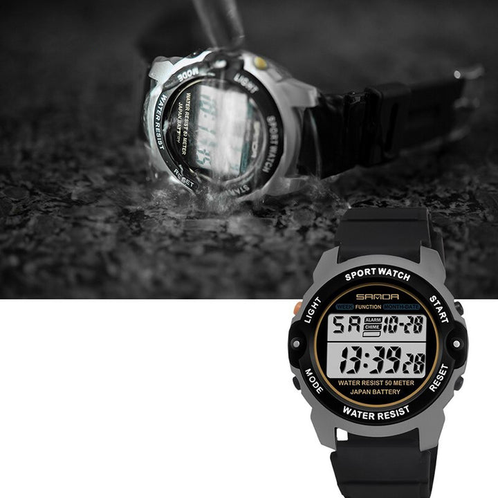 Sports Fashion Trend Digital Watch with Backlight Feature