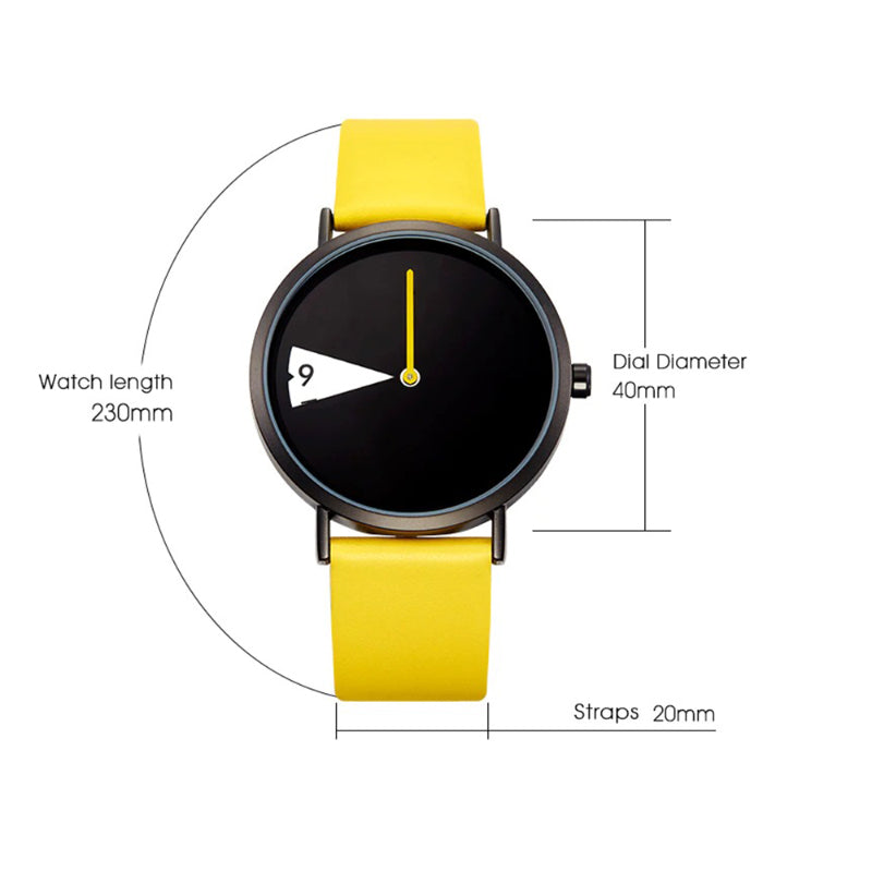 Creative Searchlight with Waterproof Vegan Leather Strap Quartz Watches