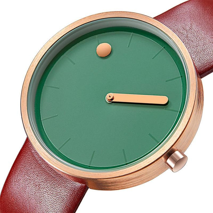 Simple Watches - The Dotted Plains™ Luxury Designer Leather Watch For Women