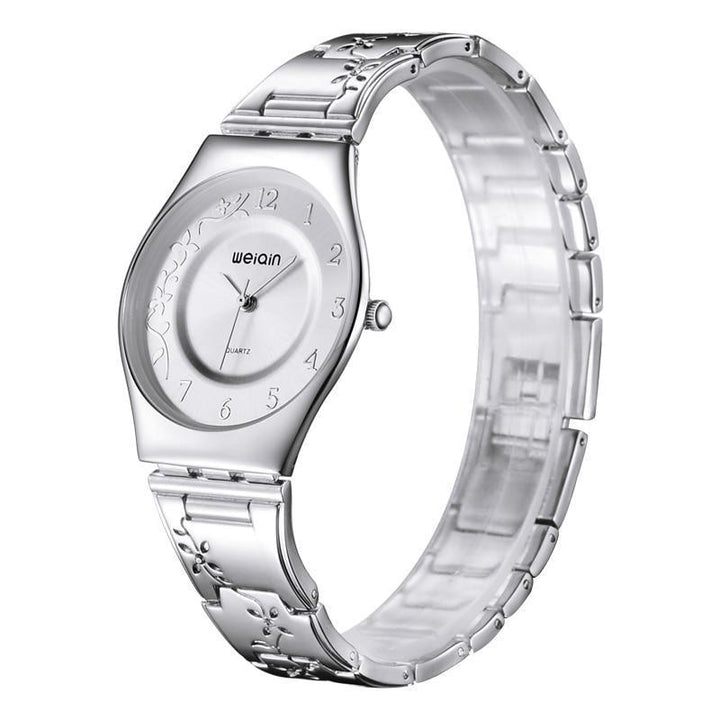 Simple Watches - The Modern Floral™ Women's Fashion & Luxury Stainless Steel Watch