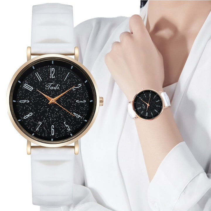 Celestial Starry Sky Round Dial Quartz Watches