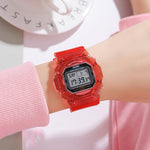 Transparent Case Multi-functional Sports Chronograph Watches