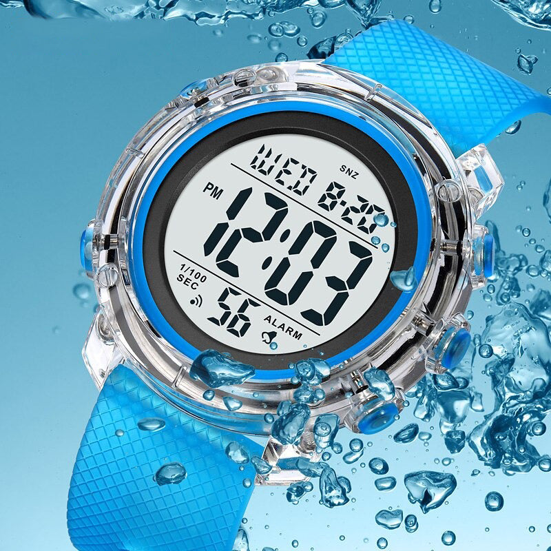 Simple and Minimalist LED Light Digital Display Unisex Watches ...