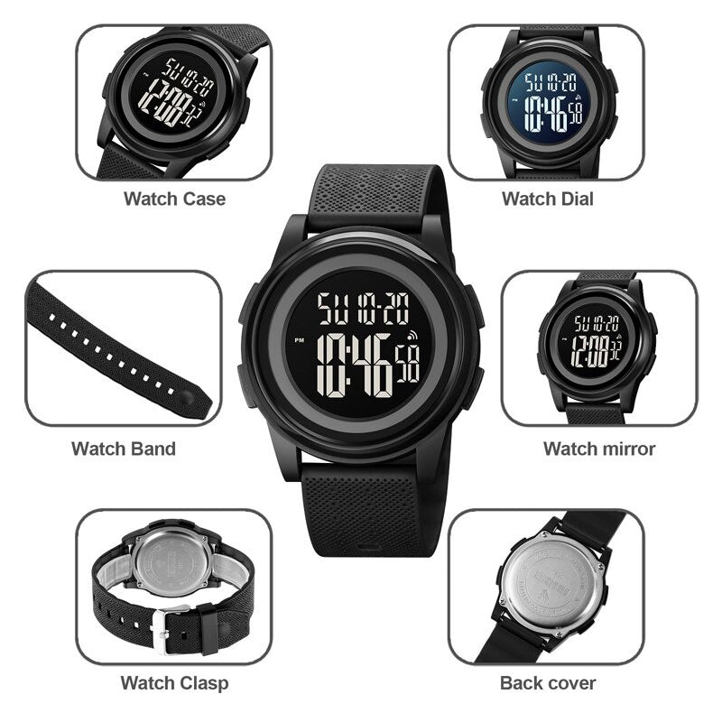 Multi-Functional Digital LED Military Sports Digital Watches