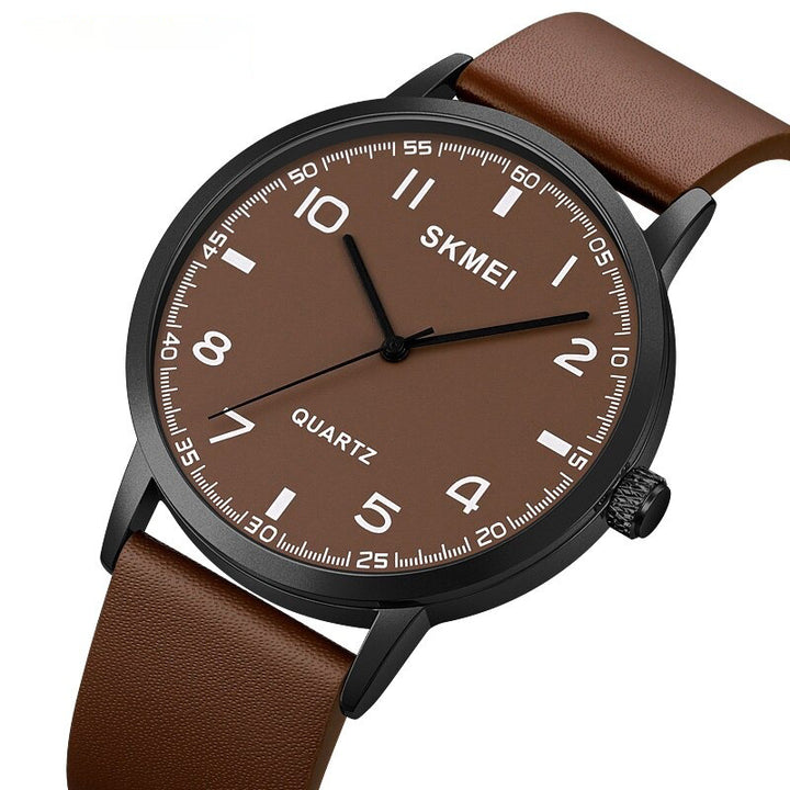 Luxury Waterproof Leather Strap Men's Business Watch