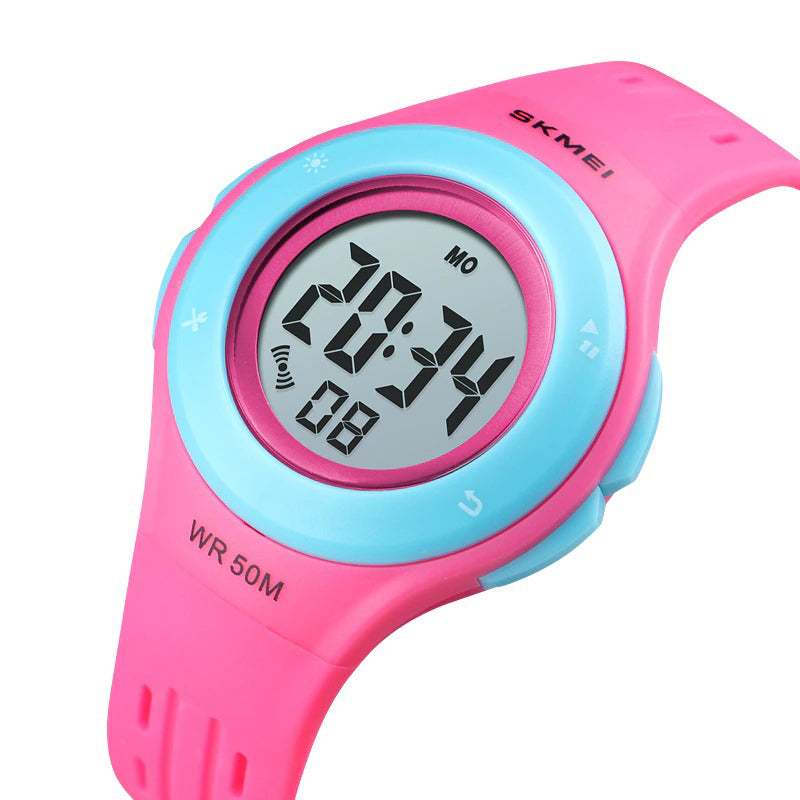 Multi-color Digital LED Display Chronograph Watches for Kids