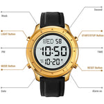 Digital Style Multi-functional LED Sports Wrist Watches for Men