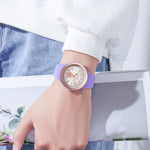 Candy Colored Waterproof Silicone Strap Quartz Wristwatches