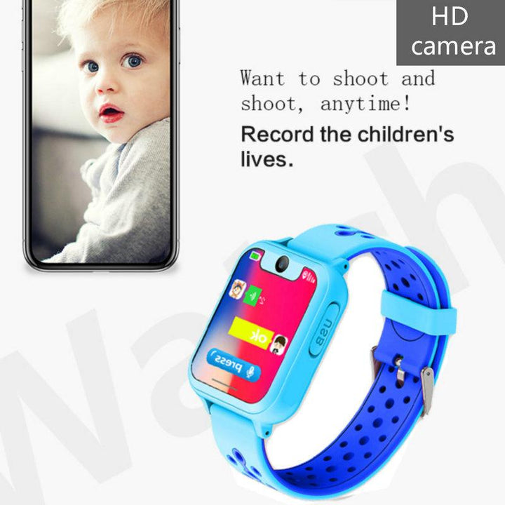 Smartwatch For Children - The Scheme™ GPS+SOS Location Finder Kid's Waterproof Smartwatch