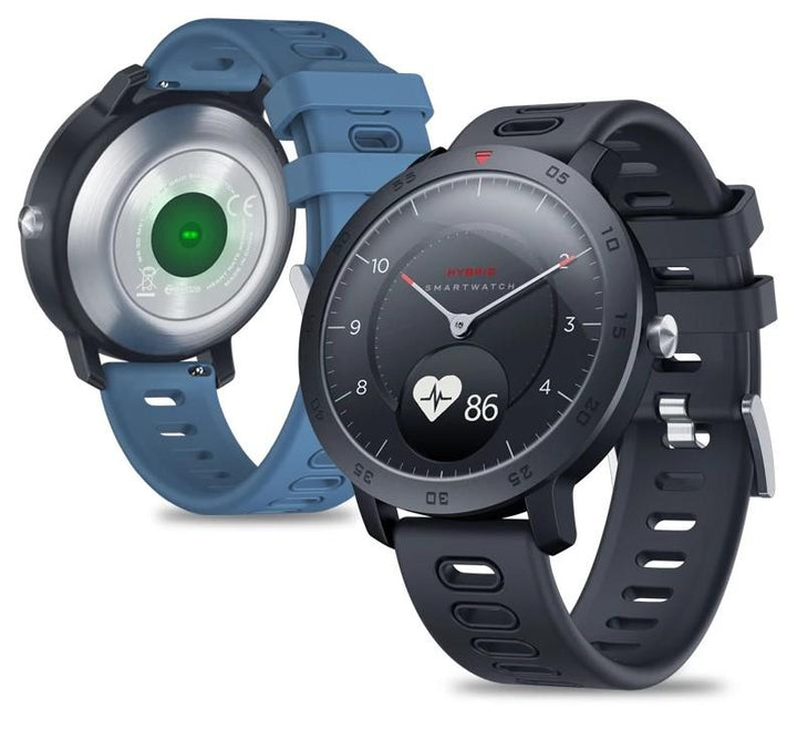 Hybrid Smartwatch Heart Rate Blood Pressure Monitor with Smart Notifications