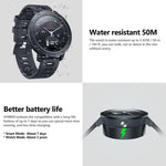 Hybrid Smartwatch Heart Rate Blood Pressure Monitor with Smart Notifications