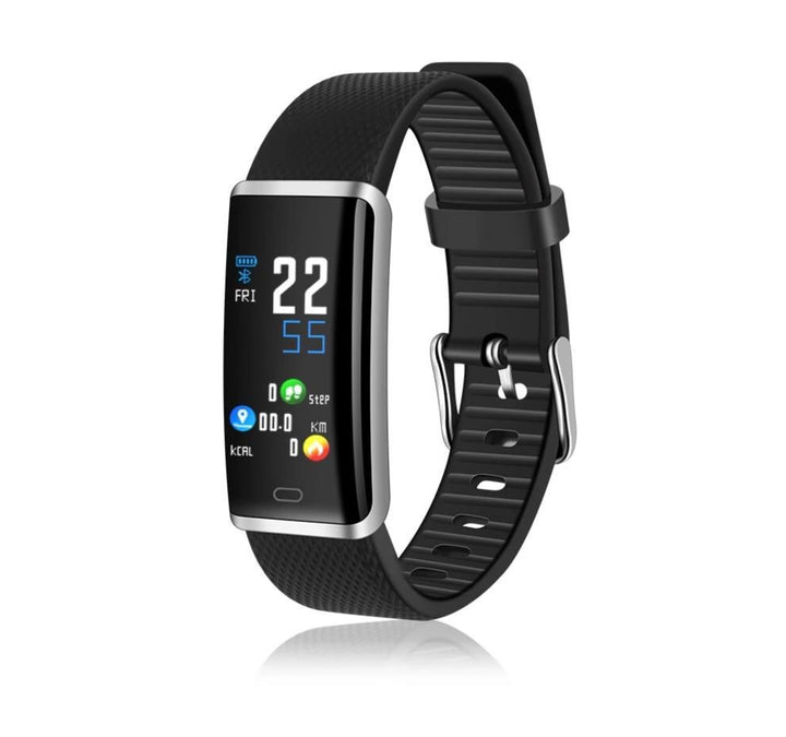 Unisex Waterproof Fitness Tracker Blood Pressure Heart Rate Monitor Smartband for IOS and Android
