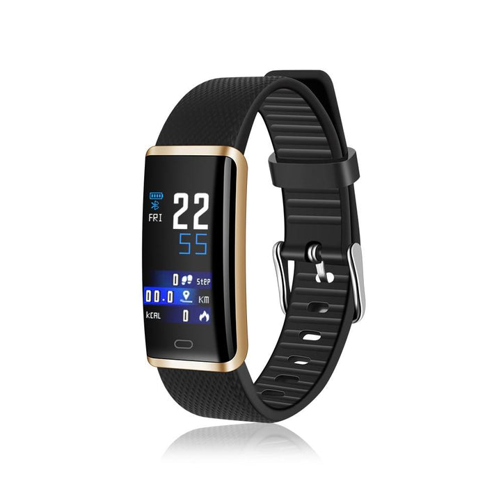 Unisex Waterproof Fitness Tracker Blood Pressure Heart Rate Monitor Smartband for IOS and Android