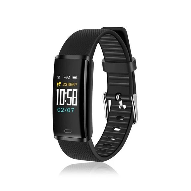 Unisex Waterproof Fitness Tracker Blood Pressure Heart Rate Monitor Smartband for IOS and Android