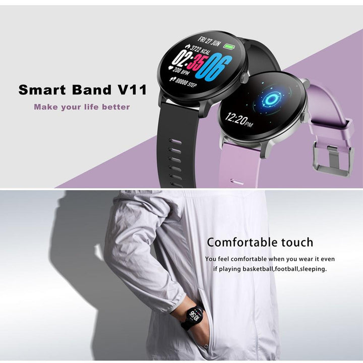 Smartwatch For Women - The Intelligence™ Unisex Tempered Sports & Fitness Smart Watch