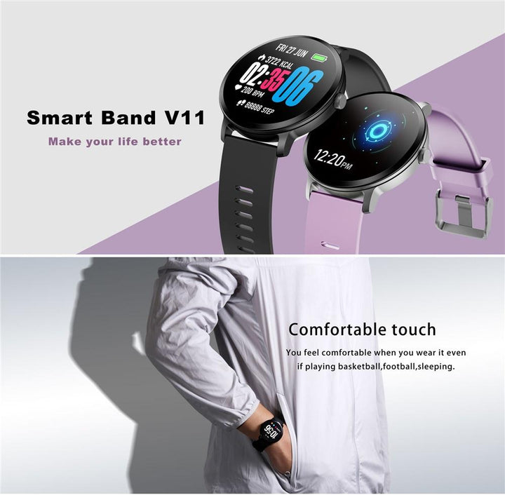 Smartwatch For Women - The Intelligence™ Unisex Tempered Sports & Fitness Smart Watch