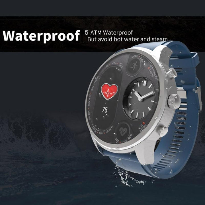 Sport Fitness Tracker 5ATM Smartwatch for Android and IOS With Blood Pressure Oxygen Heart Rate Monitor